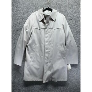 Vintage NWT Clipper Mist Donald All Weather‎ Trench Coat Insulated Size 42 Long